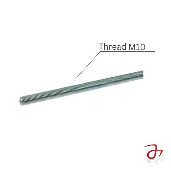 DIN 975 Threaded Rod M10 Steel Zinc-Plated 8.8